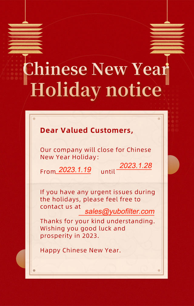 2023 Happy New Year Holiday Notice