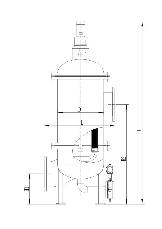 Automatic Backwash Filter For High Flow Fluids Automatic Backwash Filter For High Flow Fluids