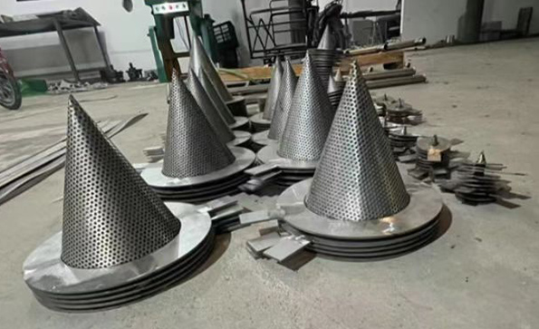 Witches hat strainer also called temporary filter or cone filter, is used to remove impurities in the medium in a pipeline, and belongs to the coarse pipeline filtration series.