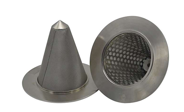 Wire Mesh Temporary Filter, Perforated Temporary Filter, Witches Hat Strainer, Temporary Cone Filter, Supplier