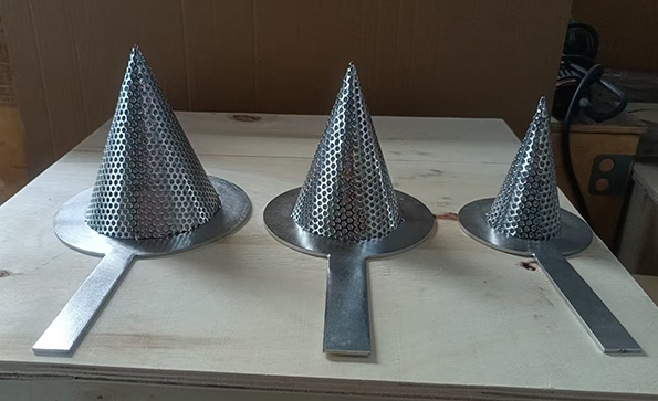 Stainless Steel Witches Hat Oilfield Strainer for sale