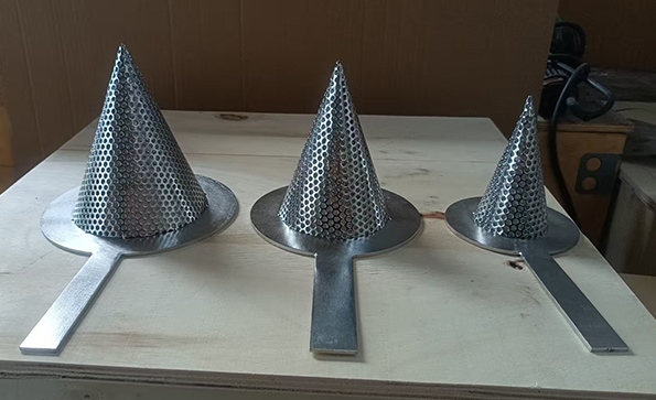 Witches Hat Strainer, Cone Strainer, Conical Strainer, Temporary cone filter, Stainless Steel Wire Mesh Cone, Manufacturer