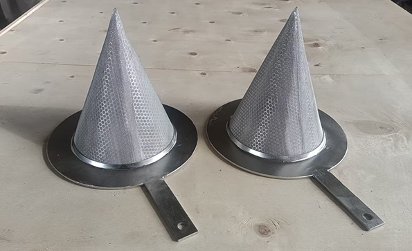 stainless steel Cone Strainer, witches hat strainer, temporary cone filter, start-up filter for pipeline filtration
