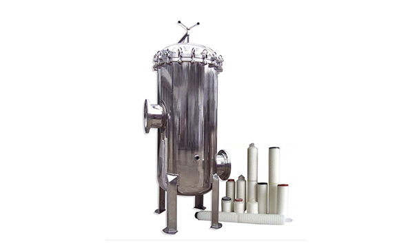 high flow Multi Cartridge Filter Housing for liquid filtration