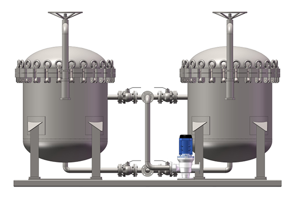 stainless steel multi bag filter for food and beveage industry