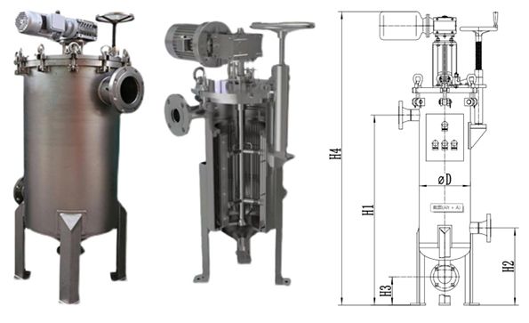 Working Principle of Electric Inner Scraper Self-Cleaning Filter