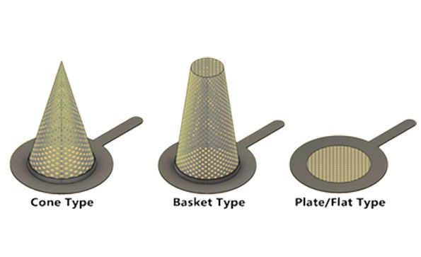 Temporary Strainer Cone Basket and Flat Type