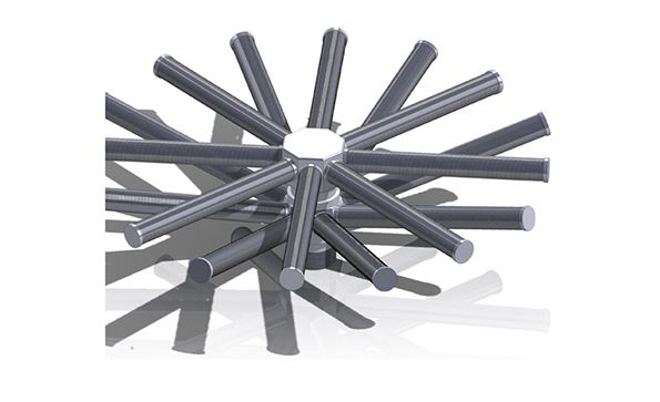 Reactor Internals Hub Lateral | YUBO Wedge Wire Solutions