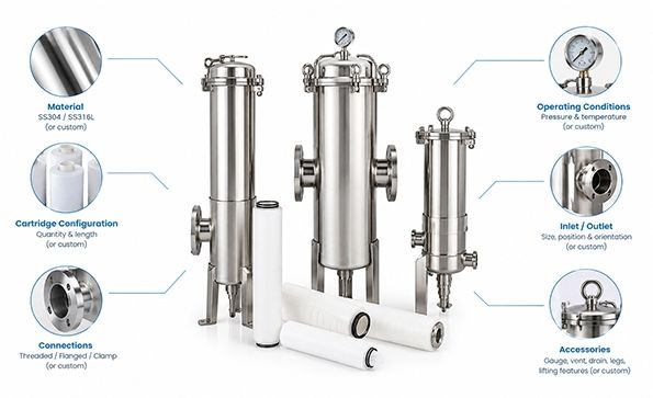 Can Cartridge Filter Housings Be Customized?